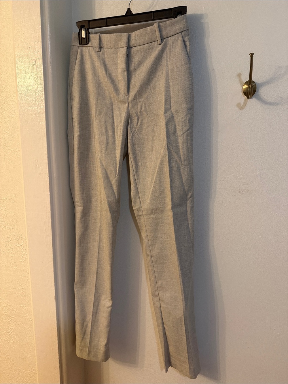 H&M Light Gray Women's Straight-Leg Trousers